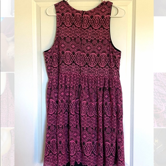 FOREVER 21 PLUS | Pink Lace Dress - 1X - Picture 2 of 8
